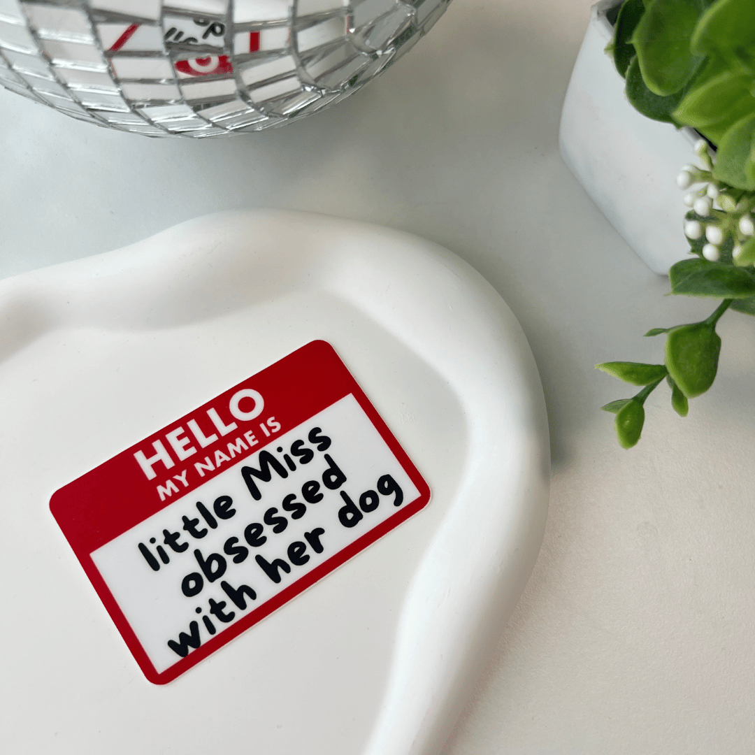 Sticker "Hello my name is..."