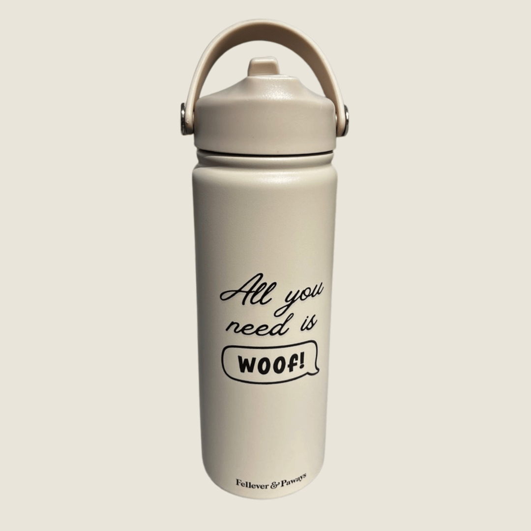 Trinkflasche "All you need is woof"