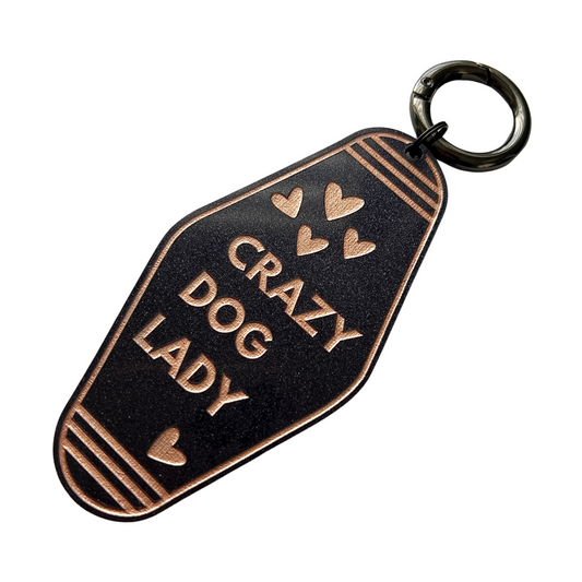 Keychain "Crazy Dog Lady"