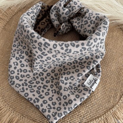 Halstuch "Leo" braun/beige zweifarbig
