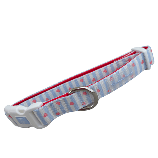 Dog collar "I woof Denim"