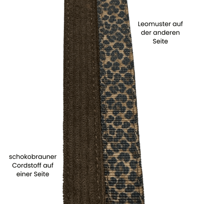 Hundeleine "Chocolate Leo"