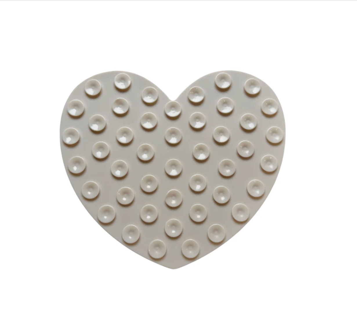 Schleckmatte "Herz" BEIGE