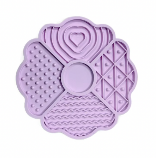 Schleckmatte "Kleeblatt" LAVENDER
