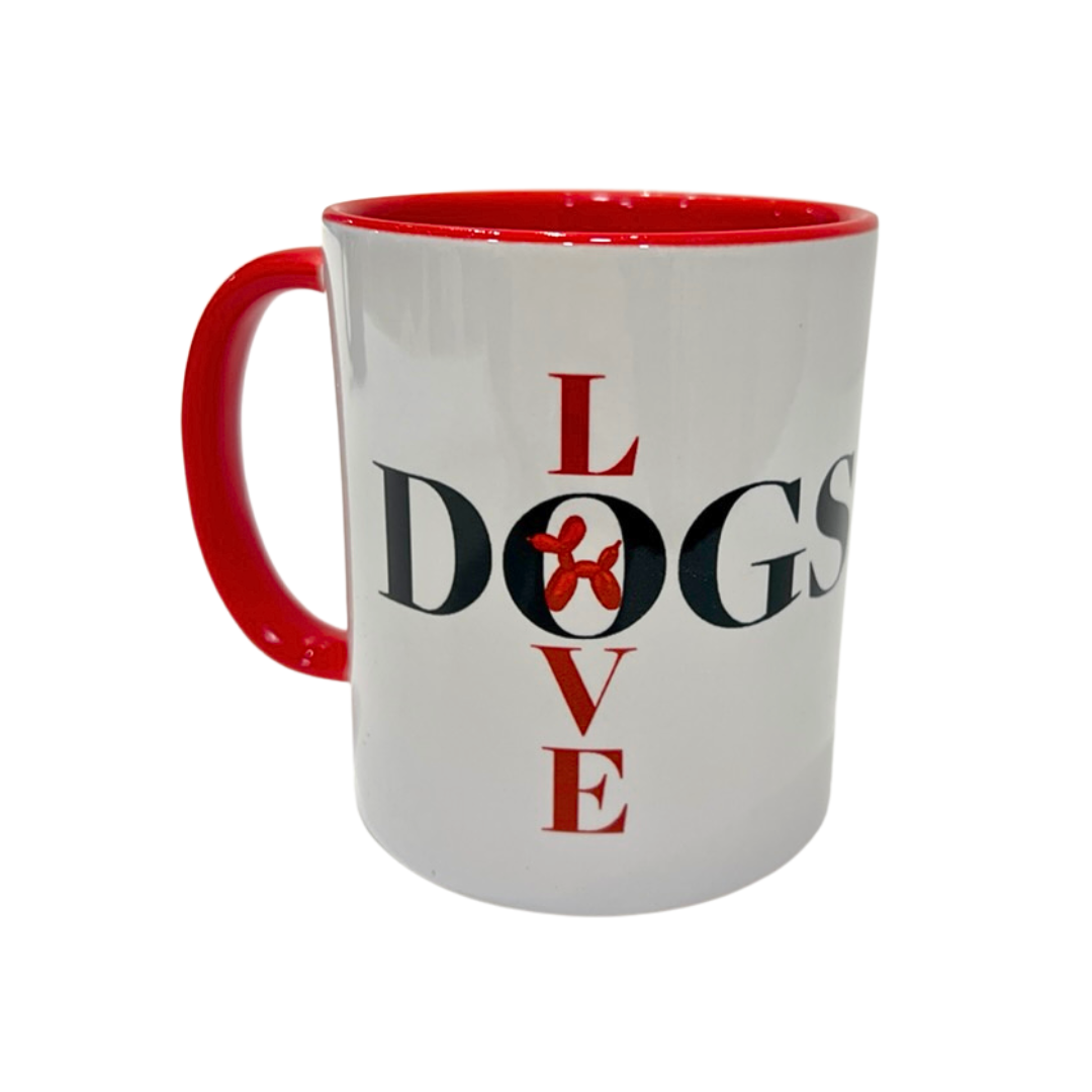 Mug Love Dogs red