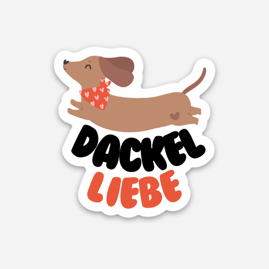 Sticker "Dackel Liebe"