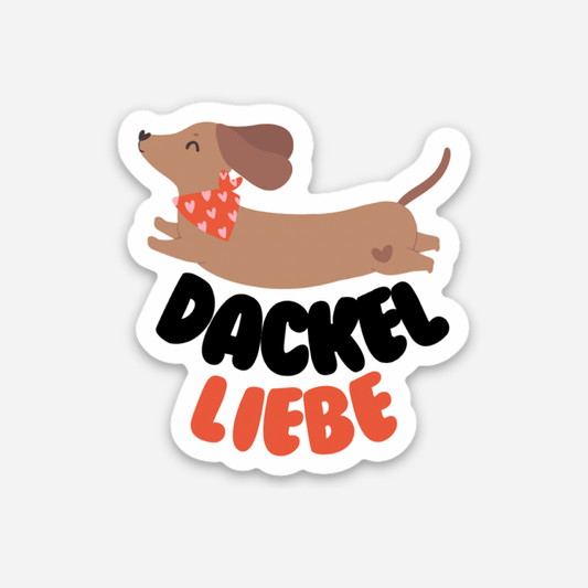 Sticker "Dackel Liebe"