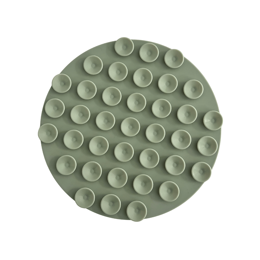Schleckmatte "Bubbles" Dusty Green