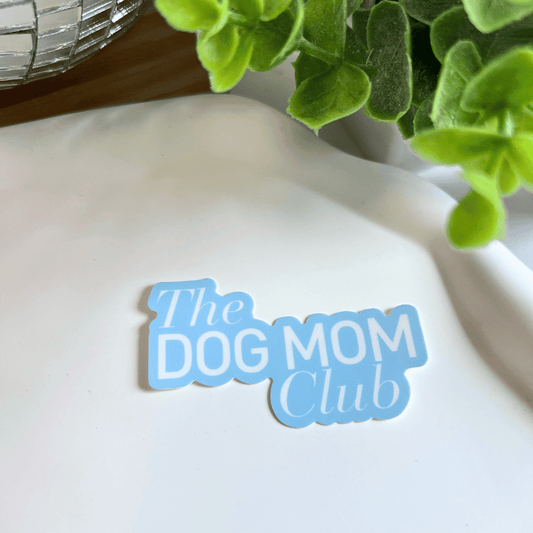 Sticker "The dog mom club"